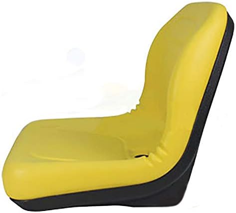 Yellow Vinyl Seat Fits John Deere 4200 Replaces OEM Part Number LVA10029