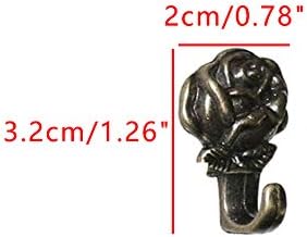 Rose Push Pin Picture Hanger, Piece-18 Picture Hanging Nails on Wooden or Fabric Wall, Perfect for Decorative Photo Wall