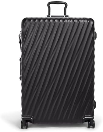 TUMI 19 Degree Frame Continental 4 Wheel Carry-On - Lightweight Suitcase - Hard Shell Luggage - 21.8" X 15.8" X 9.0" - Black Textured
