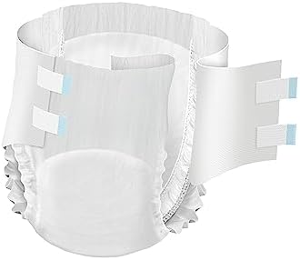 FitRight Adult Incontinence Briefs with Tabs, Extended Wear, Medium, 27" to 43", 15 Count