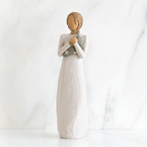 Willow Tree Happiness, Sculpted Hand-Painted Figure | Cast from a Susan Lordi Original Carving, Meaningful Keepsake Gift for Loved Ones, Display on Shelf, Table or Mantel
