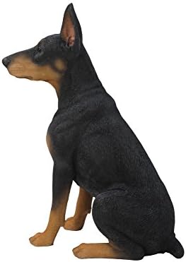 Hi-Line Gift Ltd Sitting Doberman Pinscher Dog Statue