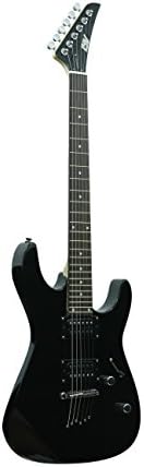 Unknown ivy 6 String Solid-Body Electric Guitar, Right, Black (ISJ-100 BK)