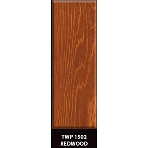 TWP 1502 Redwood Low VOC Wood Preservation Stain - Eco-Friendly, Long-Lasting Protection, UV & Water Resistant, Easy to Apply - 5 Gallon