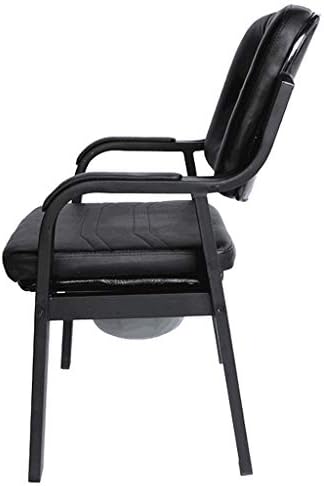 Dyale Deluxe Comfort Commode with Padded Seat Heavy Duty Bedside Commode Chair,Elderly Bathroom Safety Frame Toilet Seat