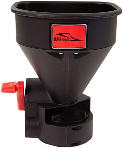 Brinly 5lb. All-Season Handheld Spreader with Easy-Fill Design for Seed, Ice Melt, & Fertilizer