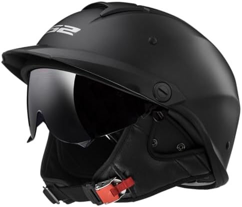 LS2 Helmets Rebellion Motorcycle Half Helmet