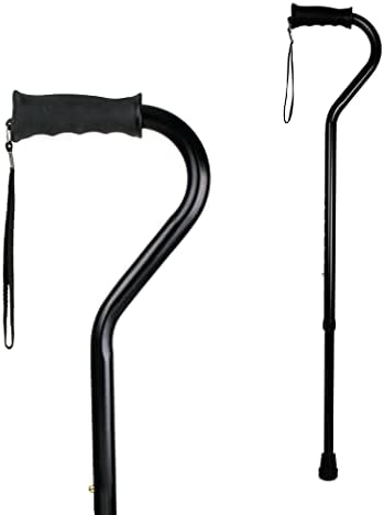 Carex Walking Cane with Soft Cushioned Handle - Adjustable Walking Cane for Men or Women - Black Cane