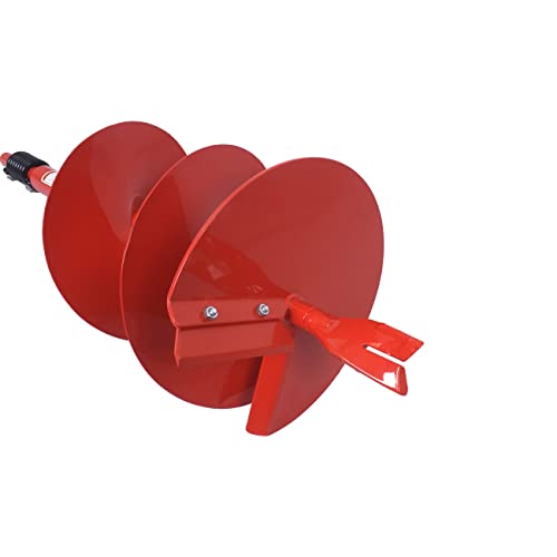 THUNDERBAY 14 Inch Diameter 36 Inch Long Earth Auger Bit with Fishtail Point and Patent Shock Spring
