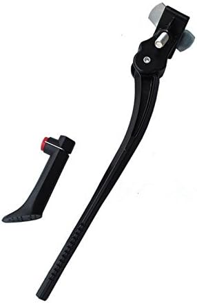 BlueSunshine Center Mount Bicycle Kickstand Adjustable Aluminum Alloy Bike Stand Fits For 24-28 Inch Bicycles (Black)