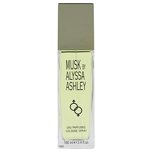 Alyssa Ashley Musk - Perfume for Men and Women with Citrus and Sicilian Bergamot - Long Lasting - Womens Fragrances - 3.4 oz Cologne Spray