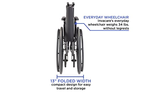 Invacare Tracer SX5 Wheelchair for Adults | Everyday Folding | 22 Inch Seat | Desk Arms