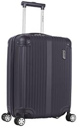 Rockland Berlin Hardside 3 Piece Expandable Spinner Wheel Luggage Set, (20"/24"/28"), Black