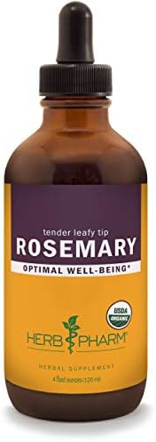 Herb Pharm Rosemary Liquid Herbal Extract: Organic Traditional Cognitive Support, for Memory & Alertness, Circulatory Support, Gluten-Free, Non-GMO