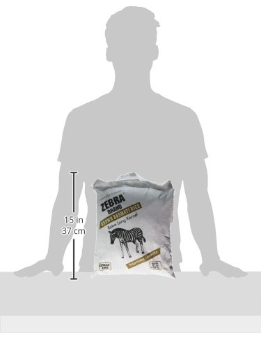 Naturally Aromatic Zebra Brown Basmati Rice Extra Long Kernel 10 Lb Bag - NET Wt 10 Lbs