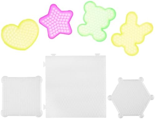 Kare & Kind Water Sticky Beads Pegboards - 7 pcs - Different Shapes and Colors - Kids, DIY, Arts, Craft, Indoor, Outdoor Activities