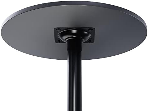 Winsome Obsidion Round Tall Pub Table, Black, 40" | Small High Top Circle Bar Style Cocktail or Bistro Table for Kitchen, Breakfast Nook, Dining Area