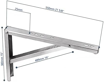 Mini Split Wall Mounting Bracket for 9000-36000 BTU AC Bracket Load 440 lbs