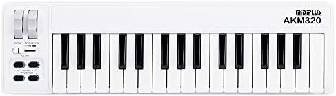 midiplus AKM320 32 key MIDI Keyboard Controller, white
