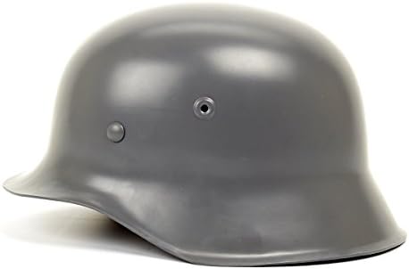 German WWII M42 Steel Helmet- Stahlhelm 42 WW2 M1942- Extra Large Shell- Size 70