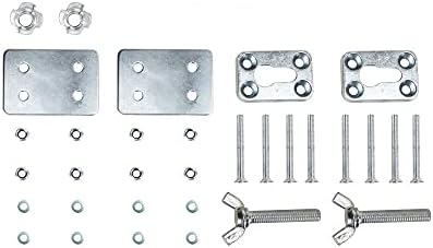 Extreme Max 5001.5778 Removable Hardware Kit for Deluxe Chrome Motorcycle Wheel Chock