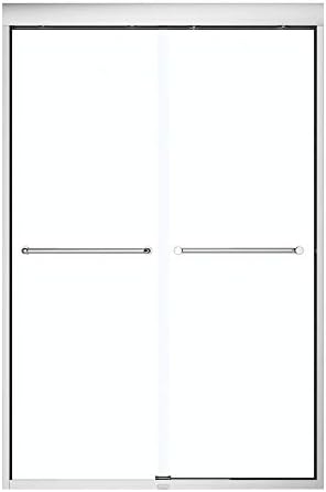 A2 6032CTSMML-134561-WC Bath/Shower Kit with Door, 60" L x 32" W x 82" H, White/Chrome