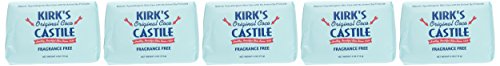 Kirk's Original Coco Castile Soap Fragrance Free 4 oz, Pack 18