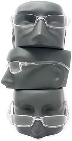 The Parker Rectangle Half Frame Reading Glasses, Unisex Semi Rimless Readers + 1.50 Tortoise