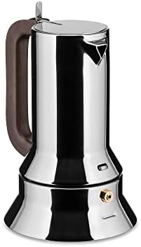 Alessi 9090/3 - Design Stovetop Espresso Coffee Maker, 18/10 Stainless Steel, Mirror Polished, 3 cups