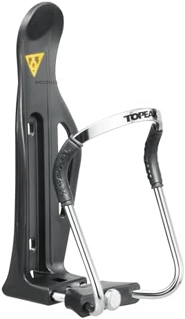 Topeak Modula Cage II Adjustable Water Bottle Holder – Fits 63–74mm (2.5”–2.9”), Aluminum & Plastic Build, Quick Button Adjustment