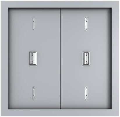 VIZ-PRO Anti-Vandal Window Shutters, 41" x 41 3/4", Heavy-Duty Security Window