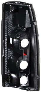 ANZO USA 211154 Dark Smoke 3D Style Taillight for Chevrolet GM Truck - (Sold in Pairs)