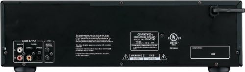 Onkyo DXC390 6 Disc CD Changer,Black
