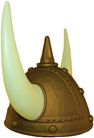 Norwegian GOLD Viking Helmet Costume Hat with Horns