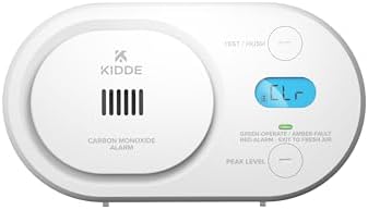 Kidde Carbon Monoxide Detector, AA Battery Powered CO Alarm with LEDs, Test-Reset Button, Low Battery Indicator, Portable