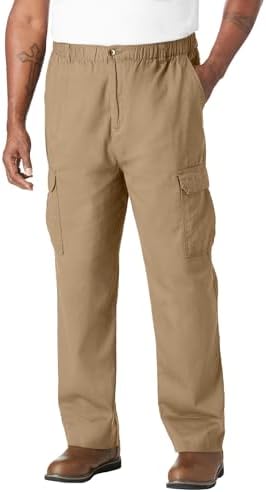 KingSize Knockarounds Full-Elastic Waist Cargo Pants