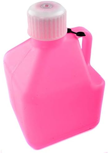JEGS 80264 Square 2.5 Gallon Jug Pink | Square 2.5 Gallon Jug Pink for automotive tools garage applications; plastic construction