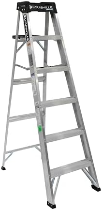 Louisville Ladder 2-Foot Aluminum Step Stool Industrial, 300-Pound Load Capacity, Type IA, AS3002
