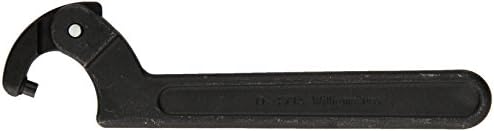 Williams JHW474 Adjustable Hook Spanner Wrench with Span Diameter of 2 to 4-3/4-Inch, Ideal for Adjusting Collars, Lock Nut Rings, and Bearings
