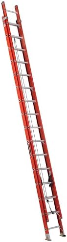Louisville Ladder 16-foot Fiberglass Extension Ladder, 300-Pound Load Capacity, Type IA, FE3216