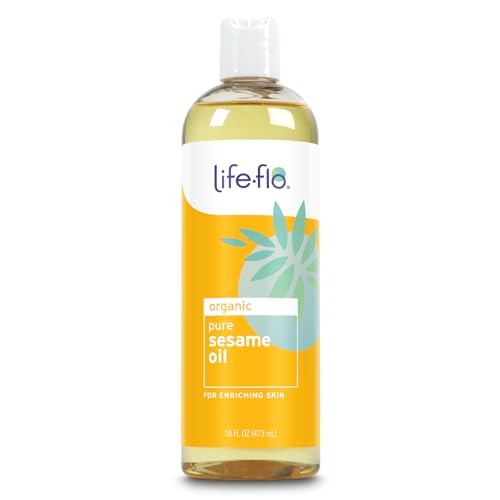 LIFE-FLO Pure Coconut Oil, Fractionated, Refined Liquid Coconut Oil, Skin Care, Hair Care, Massage, Aromatherapy, All Skin Types, Hypoallergenic, 60-Day Guarantee, Not Tested on Animals, 16oz