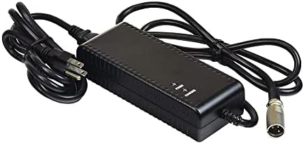 AlveyTech 24 Volt 3.5 Amp XLR Battery Charger (24BC3500T-4) - Replacement Charger for Pride Mobility, Shoprider