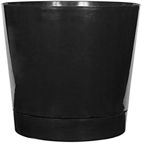 Novelty Majestic Full Depth Round Cylinder Pot, Glossy White, 8-Inch (10082)