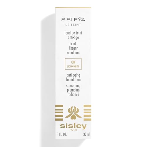 Sisley Paris Sisleya Le Teint, OW Porcelaine - 30 mL - Anti-Aging, Oil-Free Fluid Foundation for Radiance & Smoothing - All Skin Types - Non-Comedogenic