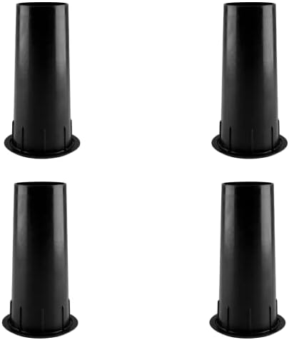 Waziaqoc Speaker Port Tubes, 4PCS, 2 Inch Mounting Diameter, Black | ABS Plastic, Bass Air Ports, Speaker Box Port Tube