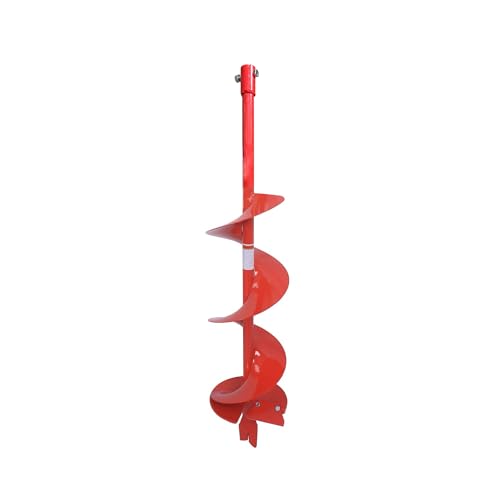 THUNDERBAY 6 Inch Diameter 36 Inch Long Earth Auger Bit with Fishtail Point and Patent Shock Spring
