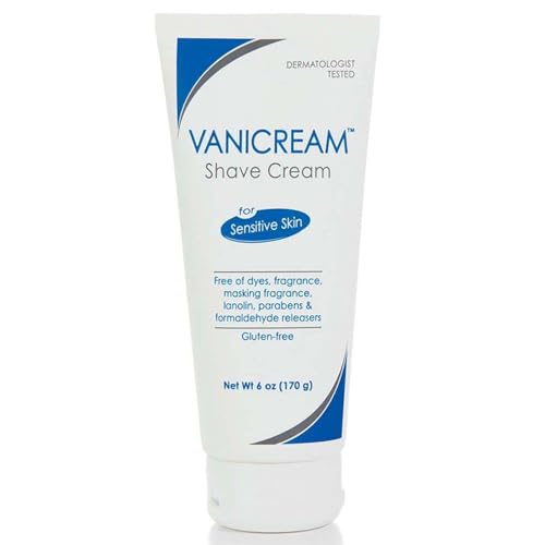 Vanicream Shave Cream for Sensitive Skin, 6oz, 2-Pack
