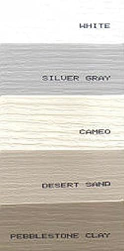 HYWMLY Mobile Home Skirting Vinyl Underpinning Vented Panel White 16" W x 46" L (8 Pack)
