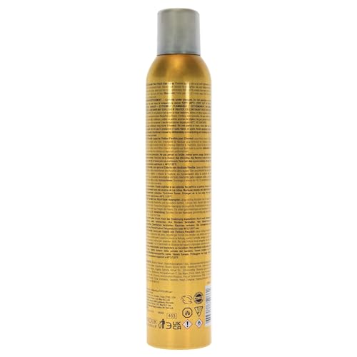 CHI Keratin Flex Finish Hair Spray, Lightweight, Long‑Lasting Hold & Smooth Styling, Controls Frizz, Flyaways & Seals Out Humidity, Professional Hair Finish Spray, Unscented, 10 Oz