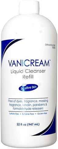 Vanicream Liquid Cleanser Refill, for Sensitive Skin, 32 FL OZ Bottle